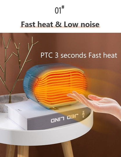 Electric Heating Space Heater Fan With Overheat Protection - Present Electronics 