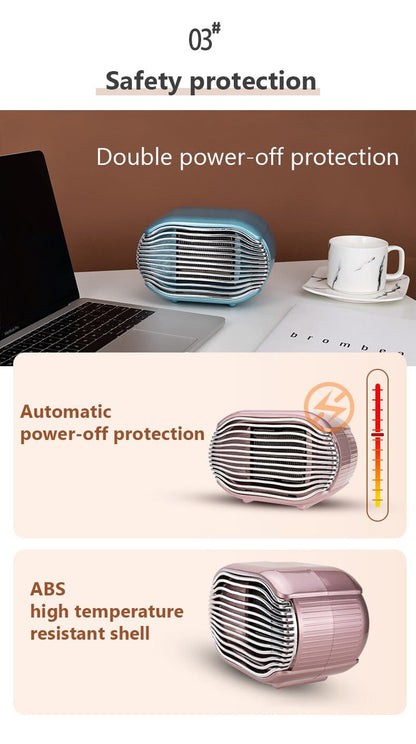 Electric Heating Space Heater Fan With Overheat Protection - Present Electronics 