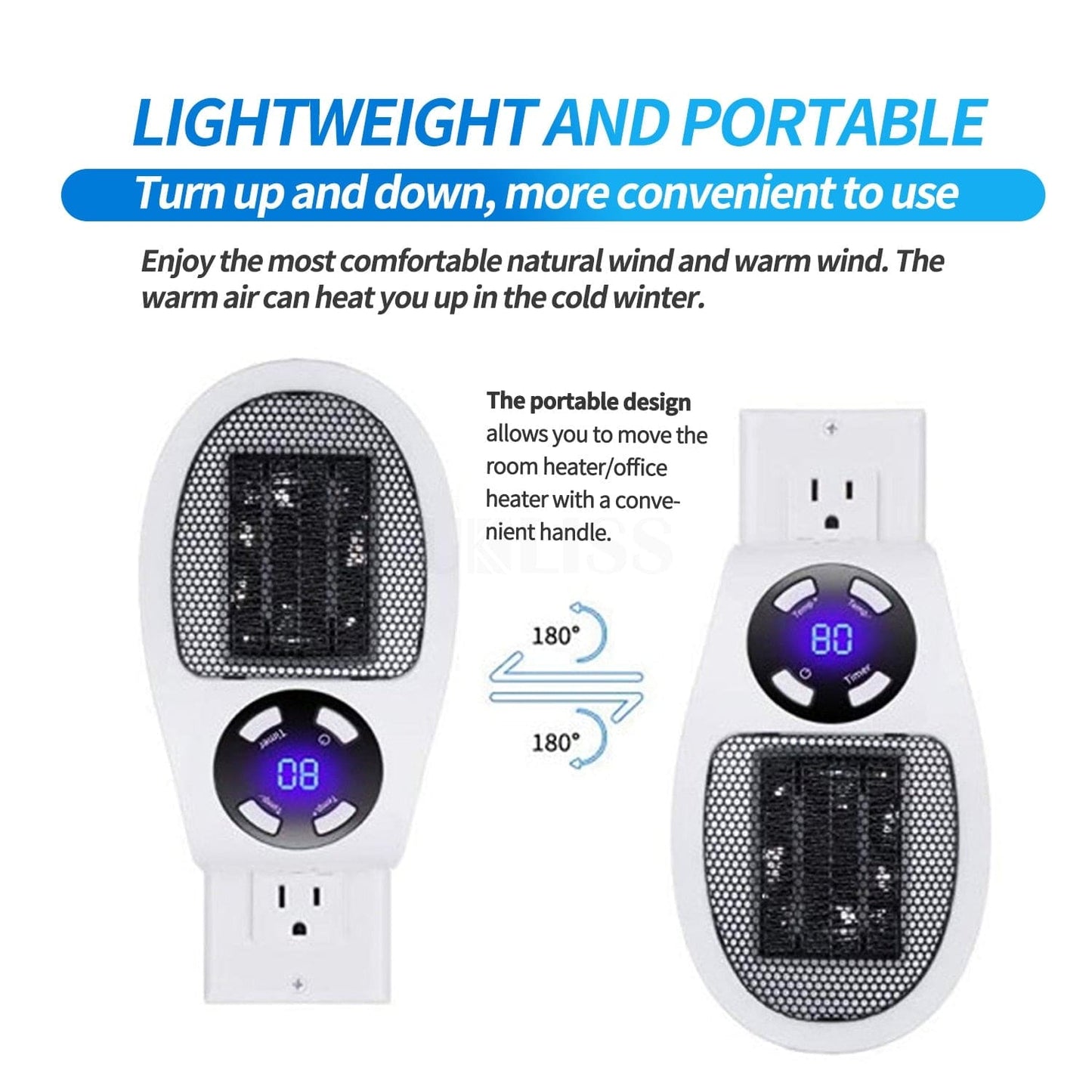 Mini Portable Electric Heater - Present Electronics 