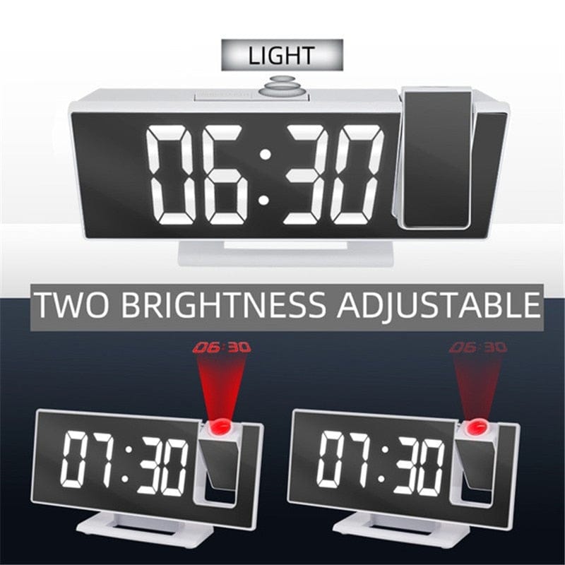 LED Projection Alarm Clock - Present Electronics 