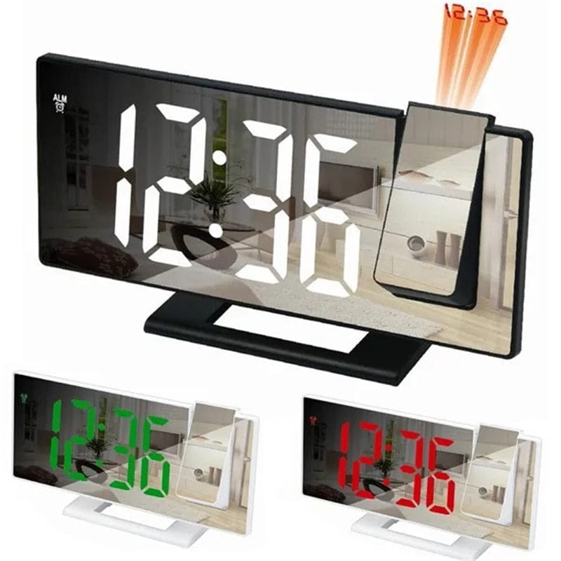 LED Projection Alarm Clock - Present Electronics 