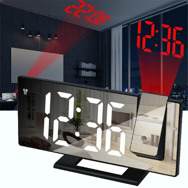 LED Projection Alarm Clock - Present Electronics 