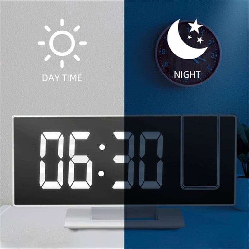 LED Projection Alarm Clock - Present Electronics 